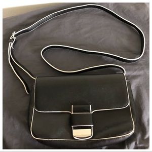 ASOS Black Crossbody with White Trim
